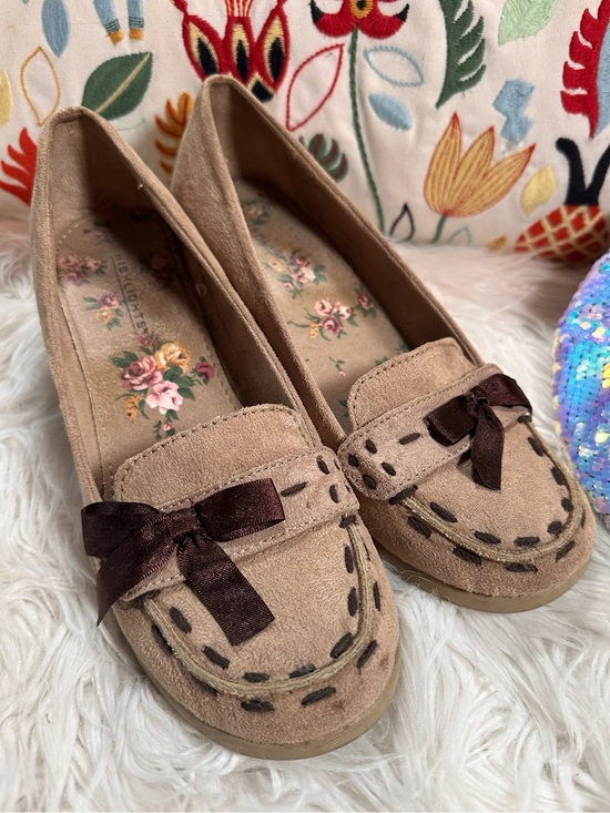Payless Shoes - Highlights • Vintage Y2K Wedge Loafers Ribbon Moccasins